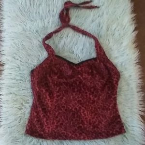 Serious L.A. Faux Fur Halter Top